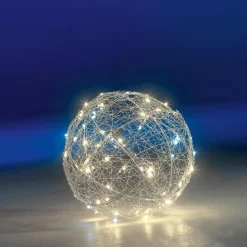 LED-Draht-Leuchtkugel Blinkend 30 Cm Ø