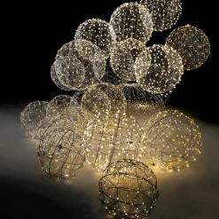 LED-Draht-Leuchtkugel Blinkend 30 Cm Ø