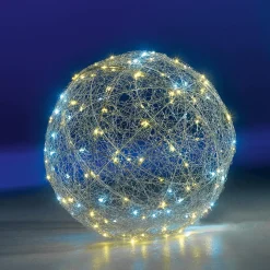 LED-Draht-Leuchtkugel Blinkend 45 Cm Ø