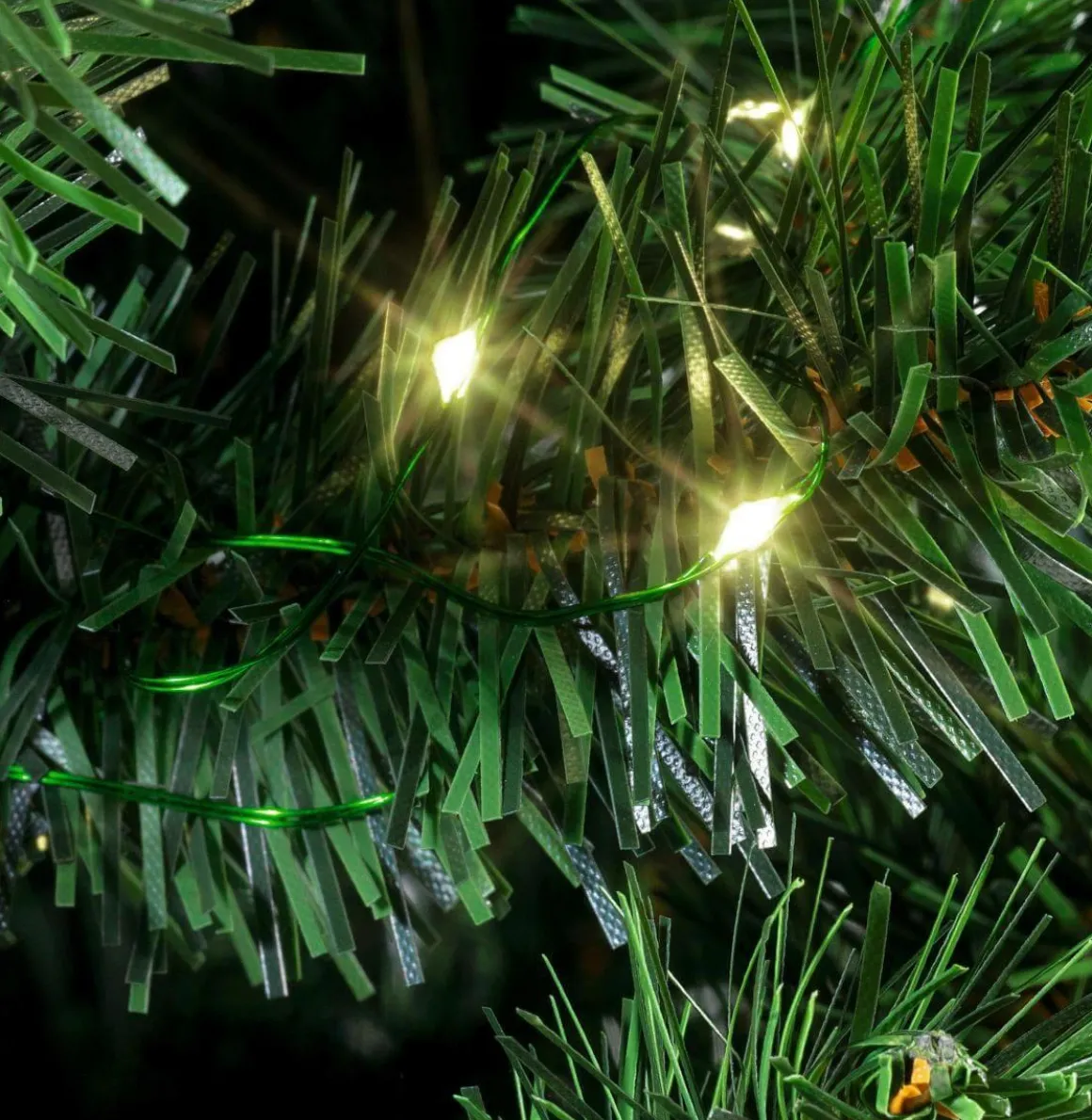 LED-Draht-Lichterkette Für Weihnachtsbäume, 4 Stränge à 4 M