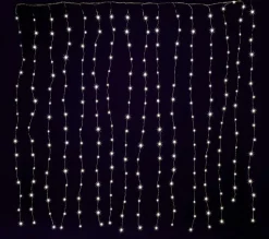 LED-Draht-Lichtvorhang Für Außen, 240 Cm