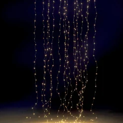 LED-Draht-Lichtvorhang Für Außen, 300 Cm