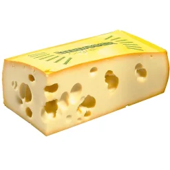 Leerdamer Käse Ausschnitt Attrappe