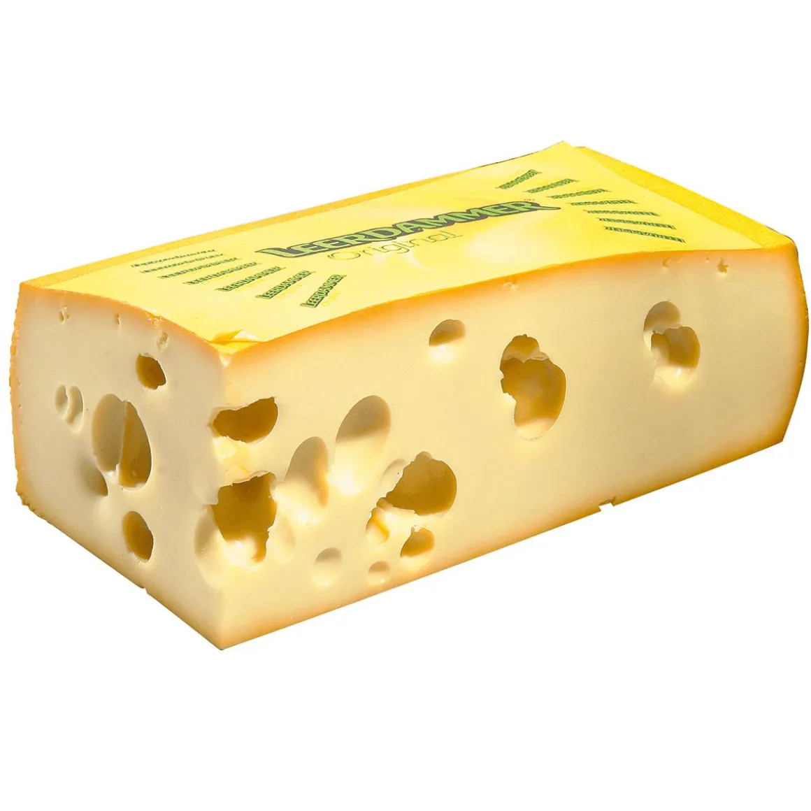 Leerdamer Käse Ausschnitt Attrappe