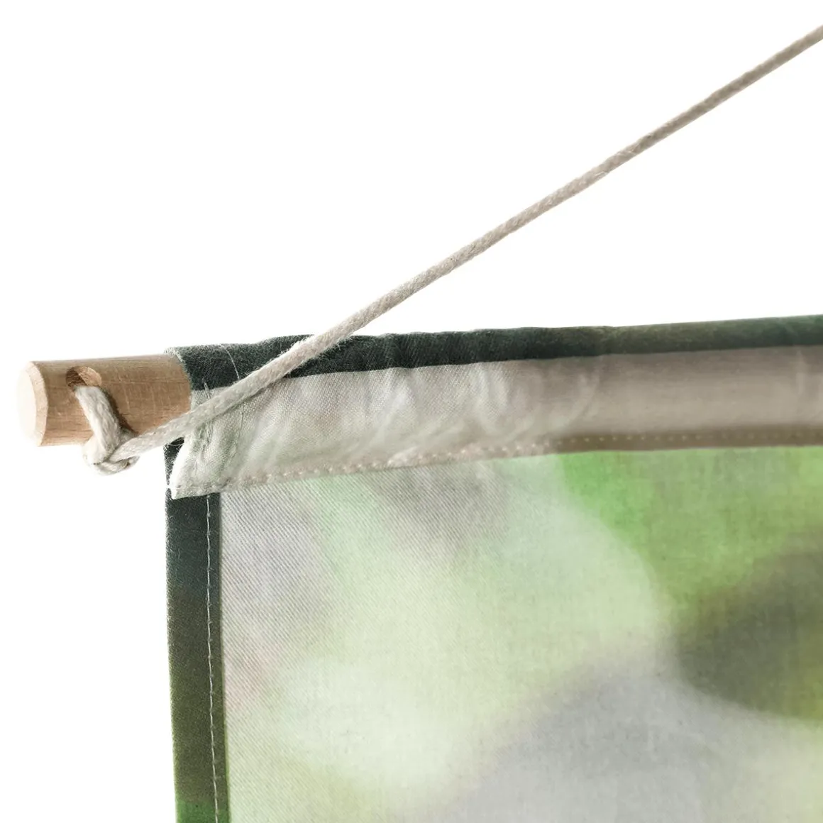 Lichtechter Naturfaser-Stoffbanner "Frühlingsgras" Aus Baumwolle 100 X 200 Cm