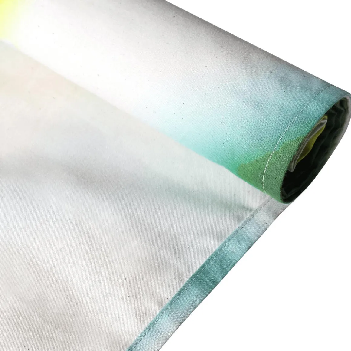 Lichtechter Naturfaser-Stoffbanner "Frühlingsgras" Aus Baumwolle 100 X 200 Cm