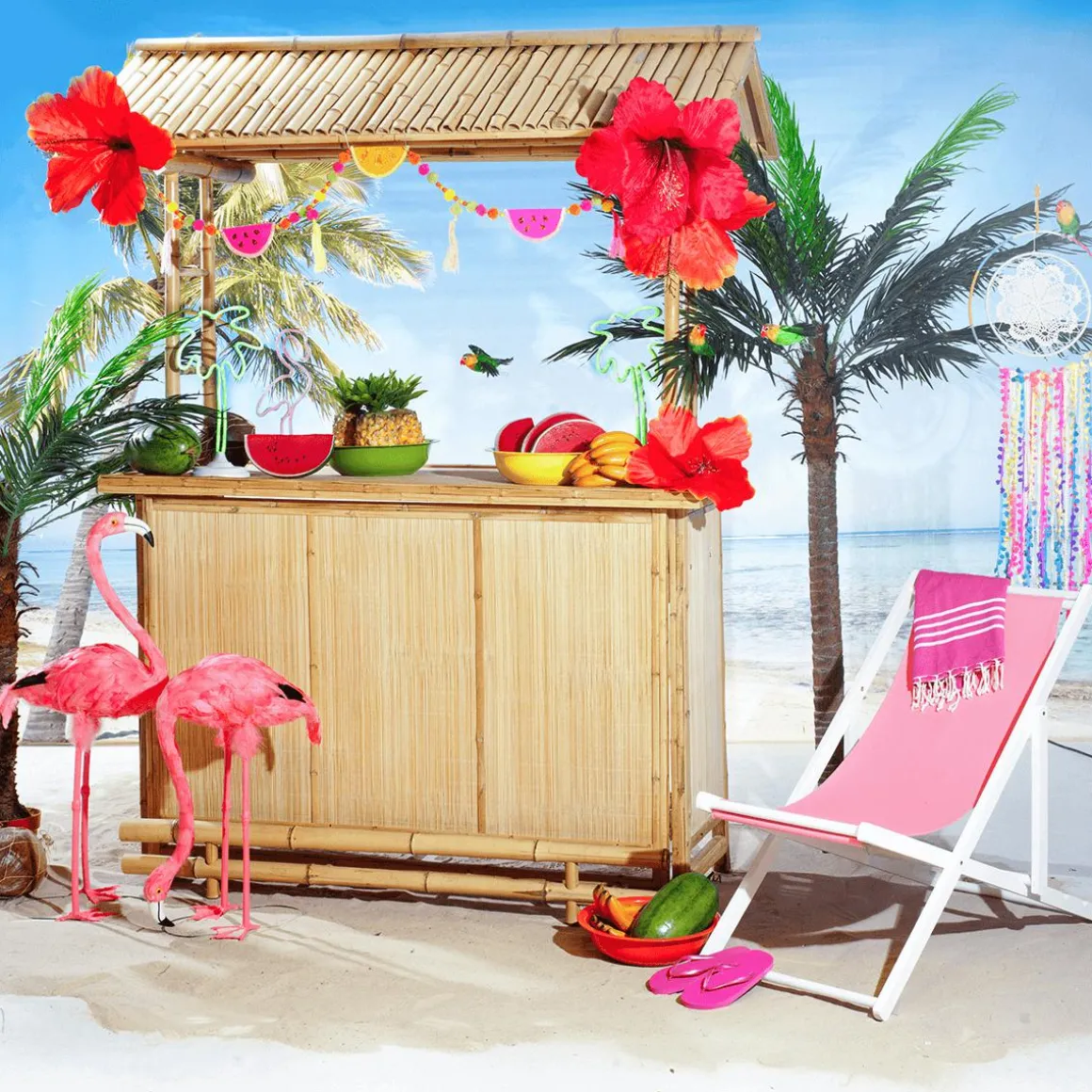 Liegestuhl Schwarz, 110 Cm Lang