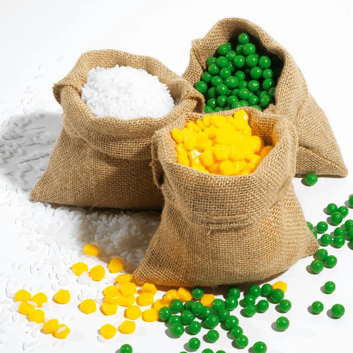 Mais-Körner Lebensmittel-Attrappe, 500 Gramm