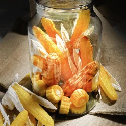 Mais-Scheiben Lebensmittel-Attrappe, 3 Stück