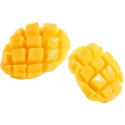 Mango Aufgeschnitten Lebensmittel-Attrappe, 2 Stück