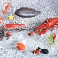 Maritimes Fischernetz Mit Meerestieren