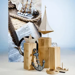 Maritimes Segelboot 90 Cm