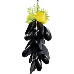 Miesmuschel Zopf Lebensmittel-Attrappe 35 Cm