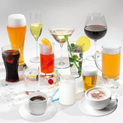 Milchglas Lebensmittel-Attrappe 10 Cm