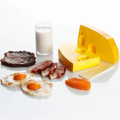 Milchglas Lebensmittel-Attrappe 10 Cm