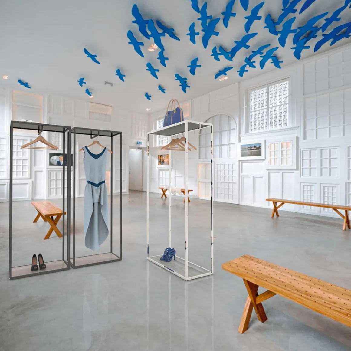 Mittelraum-Kleiderständer VOGUE, 172 Cm, Kupfer