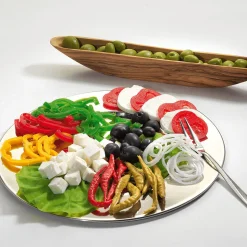 Mozzarella Scheiben Lebensmittel-Attrappe, 3 Stück