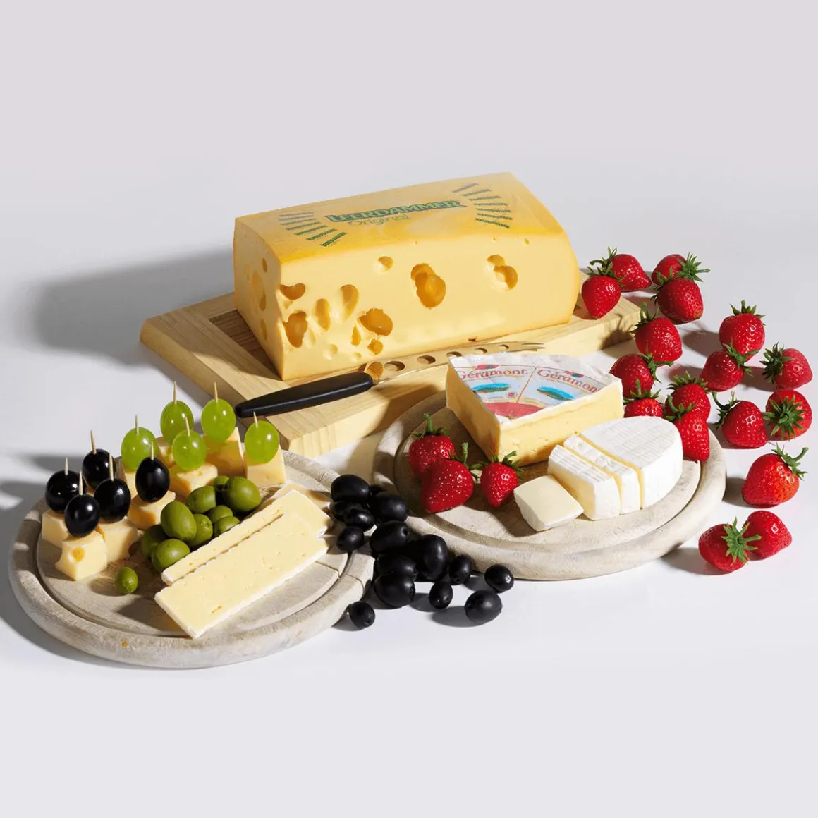 Oliven Lebensmittel-Attrappe Schwarz