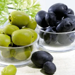 Oliven Lebensmittel-Attrappe Schwarz