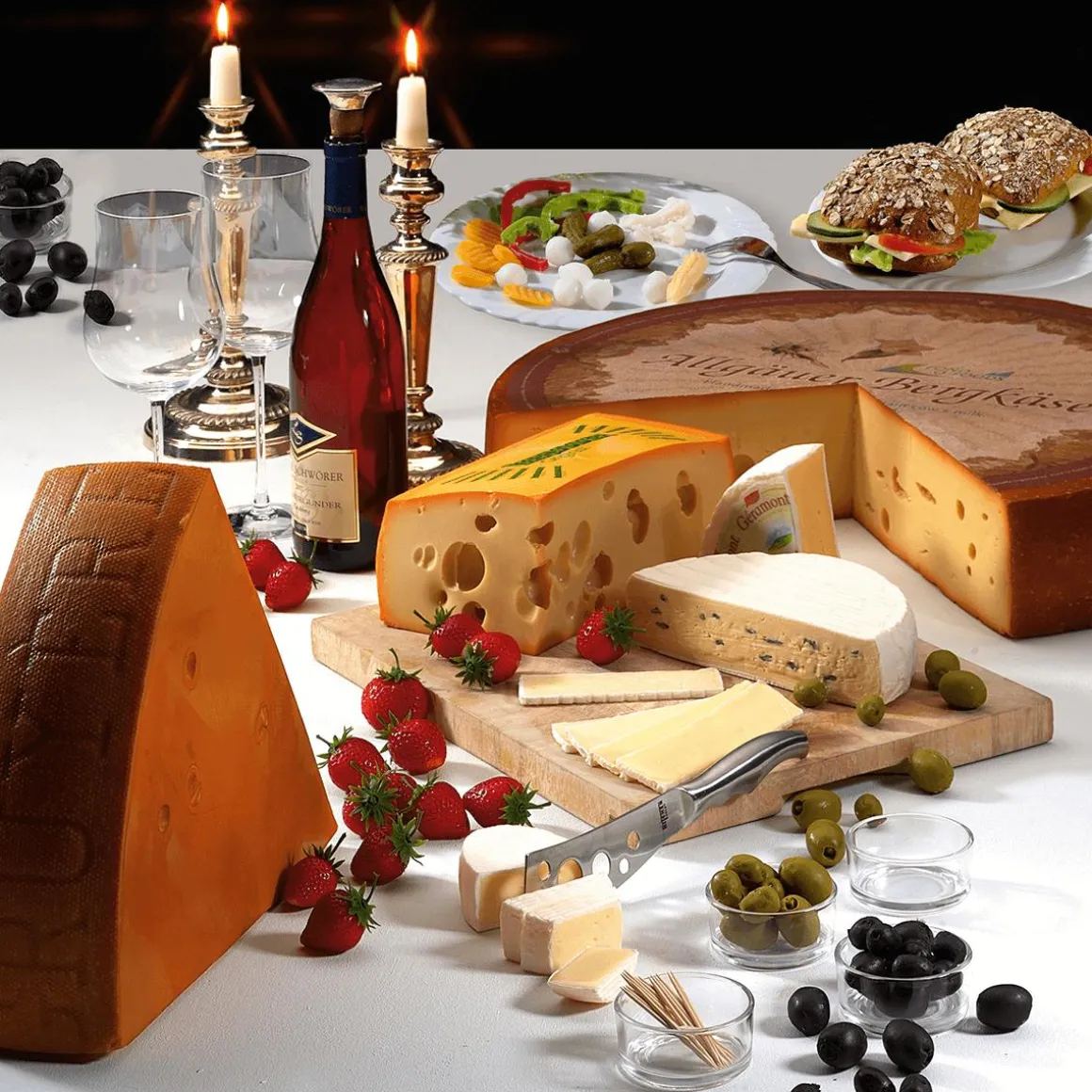 Oliven Lebensmittel-Attrappe Schwarz