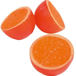 Orangenhälften Lebensmittel-Attrappe