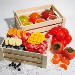 Orangenviertel Lebensmittel-Attrappe, Pack à 4 Stück