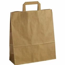 Papiertragetasche, Braun, 32 X 44 + 17 Cm 250 Stück