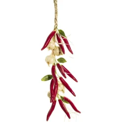 Peperoni-Knoblauchzopf Lebensmittel-Attrappen 62 Cm