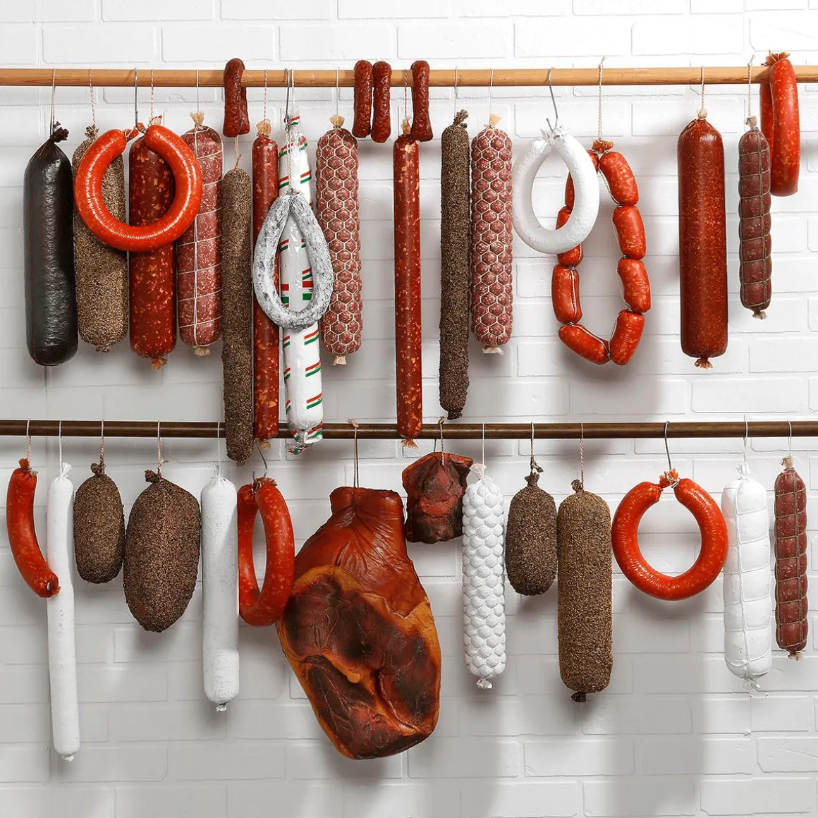 Pfeffersack-Salami Lebensmittel-Attrappe, 28 Cm