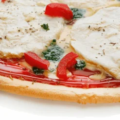 Pizza Mozzarella Mit Pesto Lebensmittel-Attrappe 25 Cm Ø