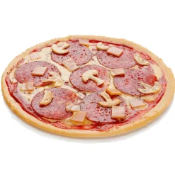 Pizza Speciale Mit Salami, Schinken Und Champignons 25 Cm Ø