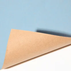 Recyceltes, Blaues Uni-Kraftpapier – 50 M Geschenkpapier-Rolle