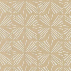 Recyceltes Kraftpapier Mit Weißen, Geometrischen Mustern – 50 M Geschenkpapier-Rolle