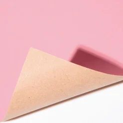 Recyceltes, Rosa Uni-Kraftpapier – 50 M Geschenkpapier-Rolle