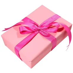 Recyceltes, Rosa Uni-Kraftpapier – 50 M Geschenkpapier-Rolle