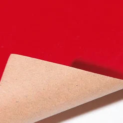 Recyceltes, Rotes Uni-Kraftpapier – 50 M Geschenkpapier-Rolle