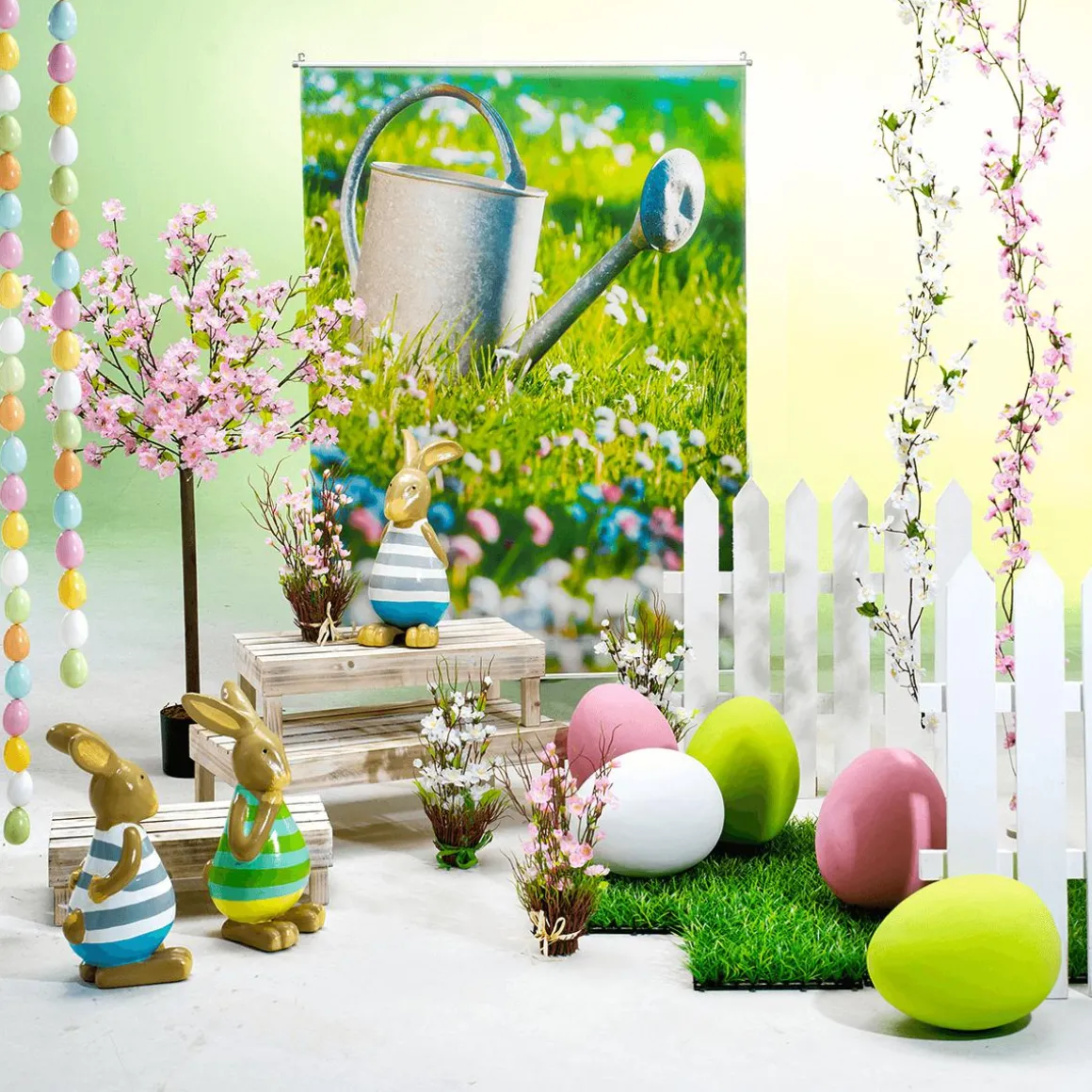 Riesen-Deko-Osterei Rosa, 30 Cm