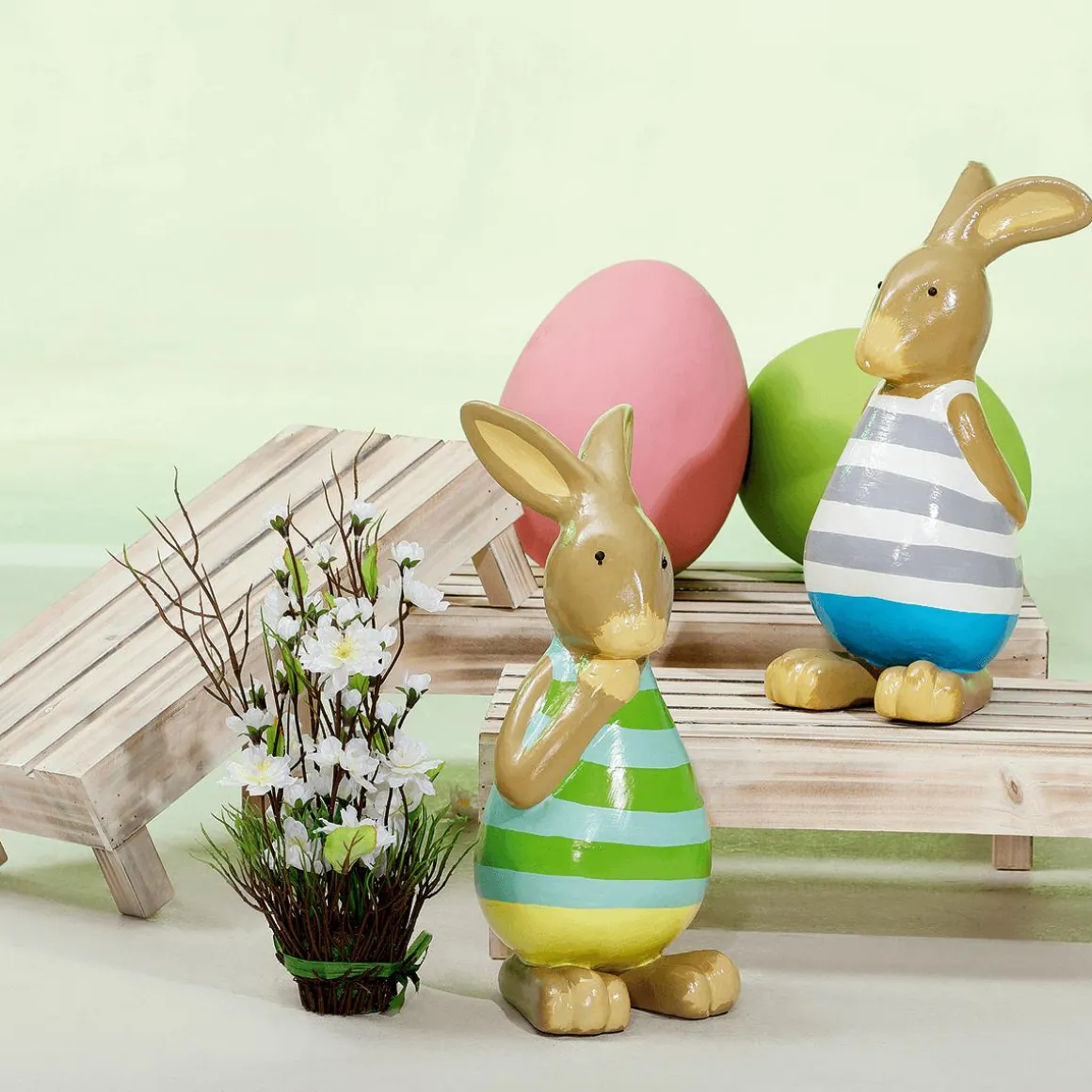 Riesen-Deko-Osterei Rosa, 30 Cm