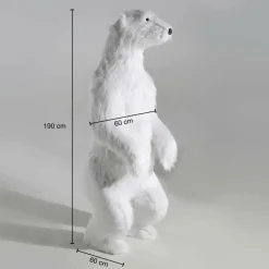 Riesengroßer Plüsch-Eisbär, 185 Cm Hoch