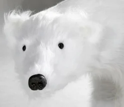 Riesengroßer Plüsch-Eisbär 92 Cm Hoch