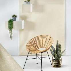 Sandstoff Mit Echtem Sand, 135 Cm Breit, 3 M