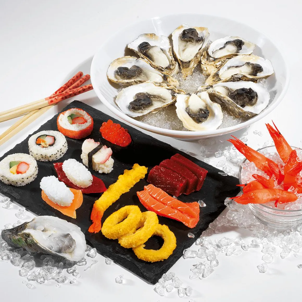 Sashimi Lachs Lebensmittel-Attrappe 8 Cm