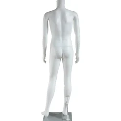 Schaufensterpuppe Mann Ohne Kopf Stehend Weiß