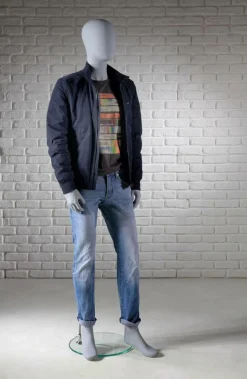 Schaufensterpuppe Mann Solid Grey, 39 Cm Breit