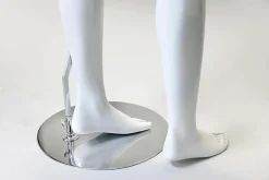 Schaufensterpuppe Weiblich APART Weiß Glossy, Arme Hinten