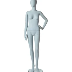 Schaufensterpuppe Weiblich Solid Grey Angewinkelter Arm