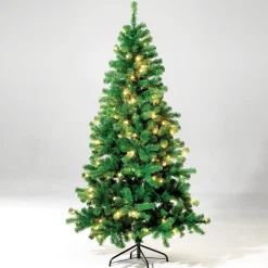 Schmaler, Künstlicher Weihnachtsbaum Mit LED 180 Cm