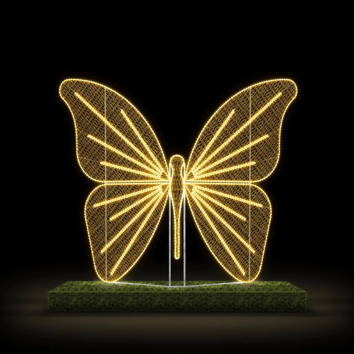 Schmetterling Für Außen Warmweiß LED 255 X 310 Cm