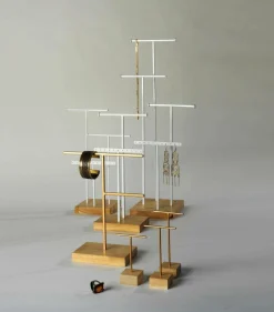 Schmuckständer, T-Ständer 3tlg., 28 Cm Hoch