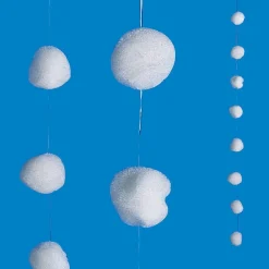 Schneeball-Kette, 270 Cm Lang, 3,5 Cm Ø